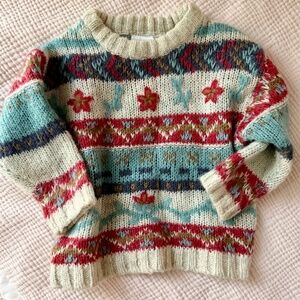 Zara Christmas sweater, toddler 1-2 yo